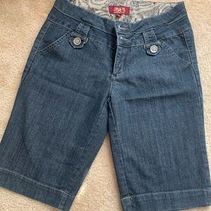Denim Bermuda shorts